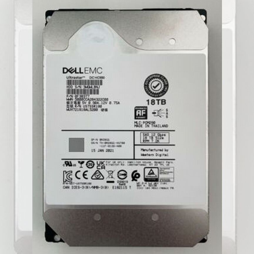 [R20GG] Dell Emc Wuh721818al5200 18tb R20gg