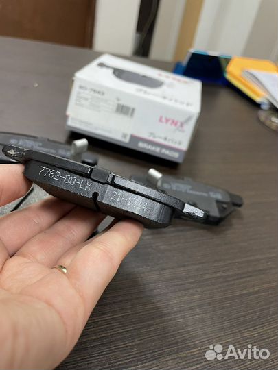 Тормозные колодки зад Toyota Corola