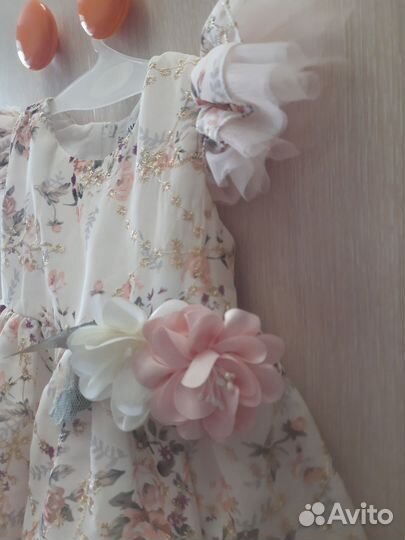 Платье очаровательное р.68-74