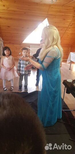 Шоу мыльных пузырей