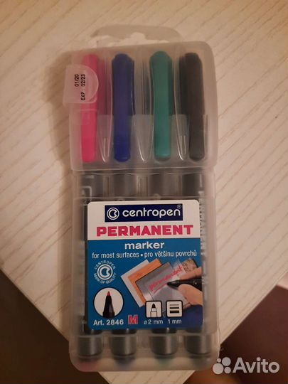 Маркер перманентный толщина 2 мм