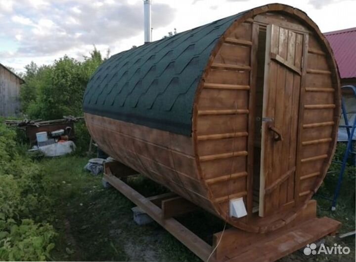 Баня-бочка с доставкой