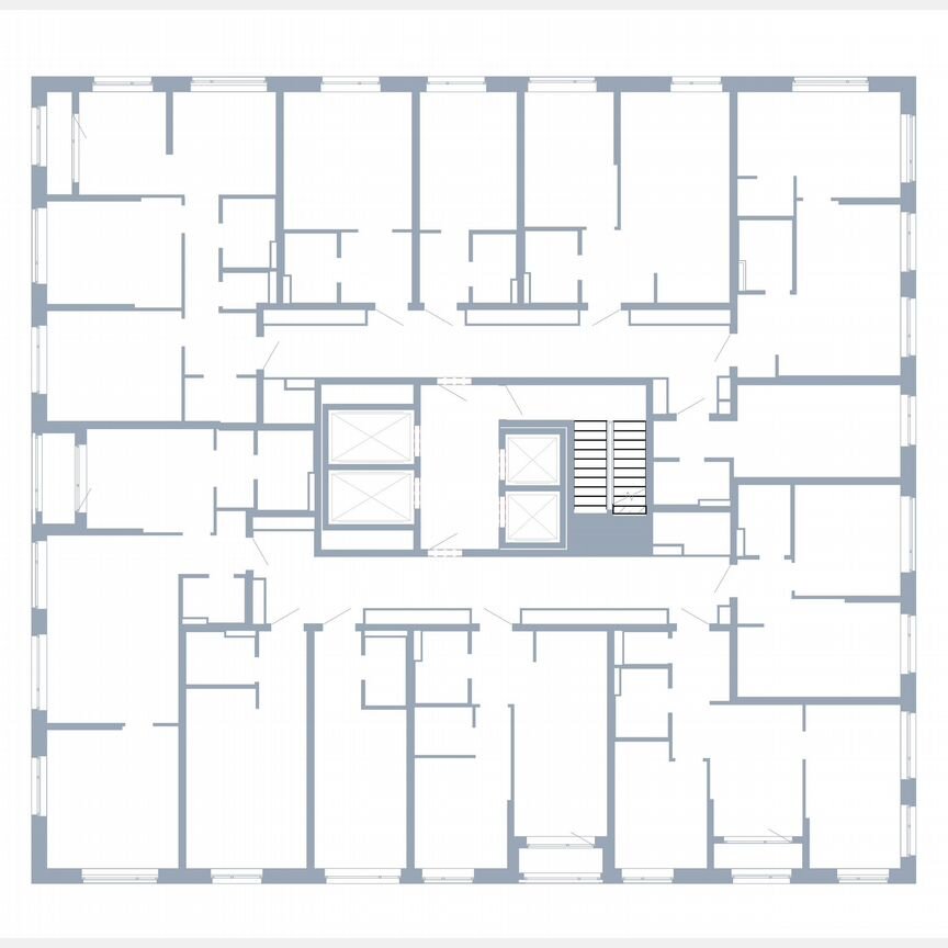 2-к. квартира, 52,7 м², 17/23 эт.