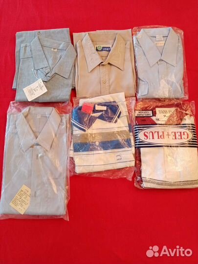 Рубашки советские новые