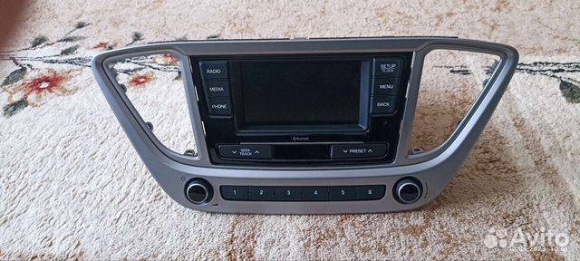 Штатная магнитола на hyundai solaris 2021