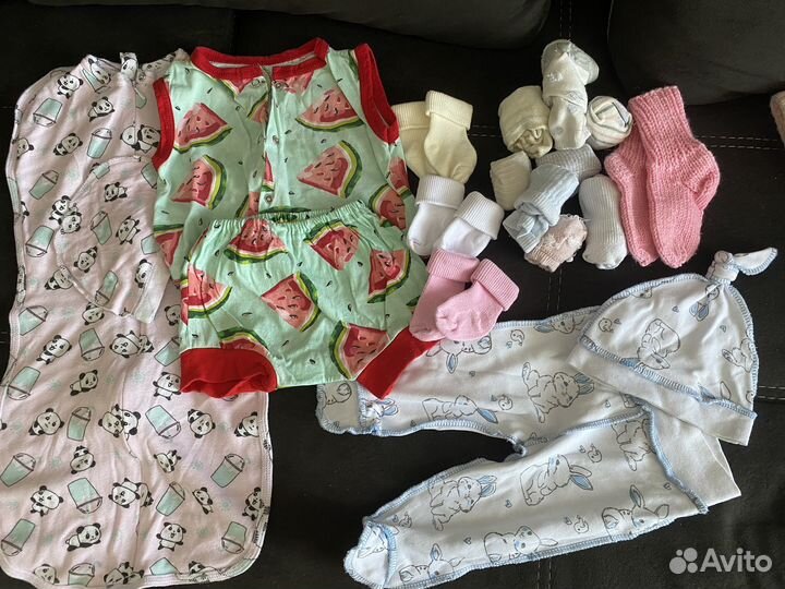 Вещи пакетом на девочку от 56