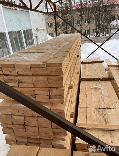 Доска обрезная 25х150х6000мм 1 сорт ГОСТ