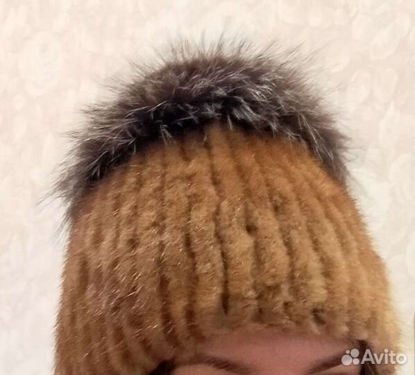 Шапка зимняя меховая женская