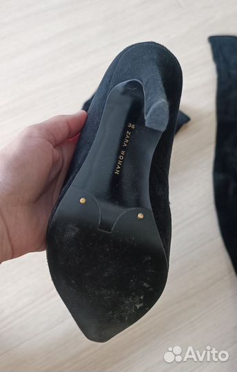 Сапоги ботфорты zara 36