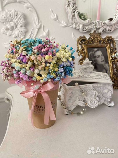 Букет из гипсофилы