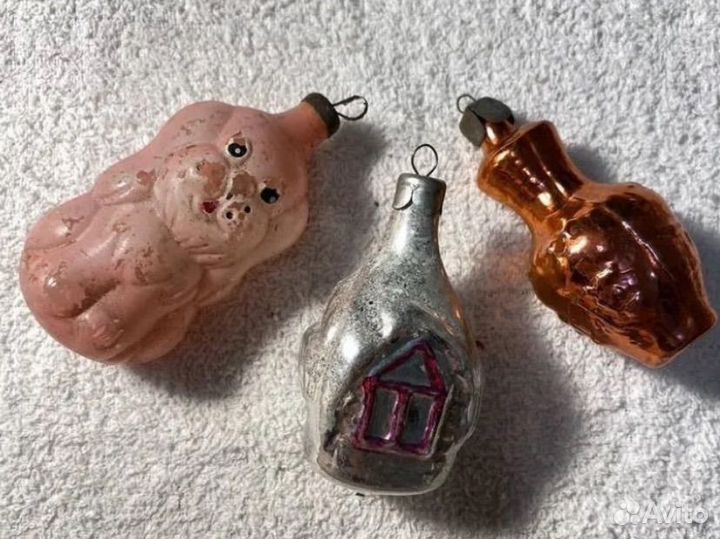 Елочные игрушки СССР советские. Разные