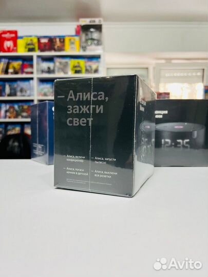 Яндекс станция Мини Черная с Часами