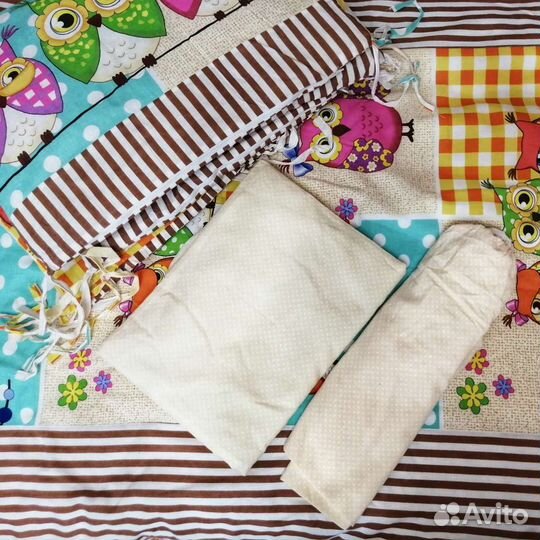 Бортики+постельное белье