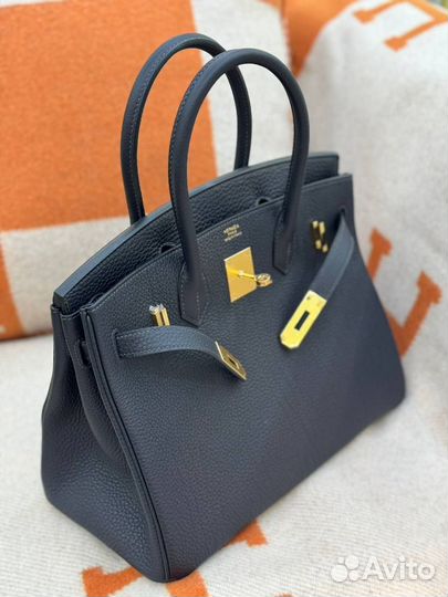 Сумка Hermes Birkin 30 кожа, слёзы, ручная работа