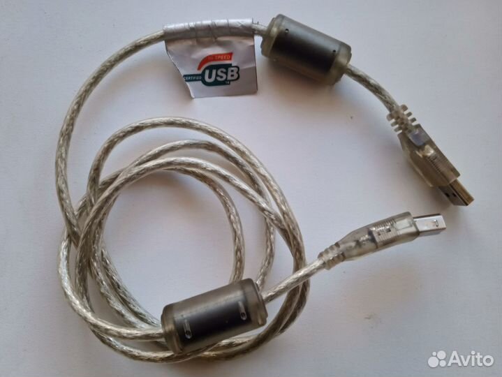 USB кабель Type-A - Type-B (оригинал, High Speed)