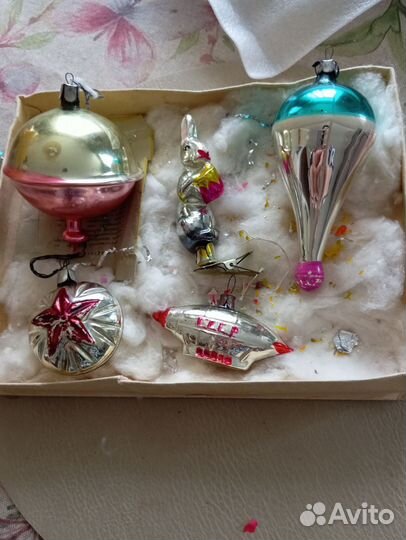 Елочные игрушки СССР