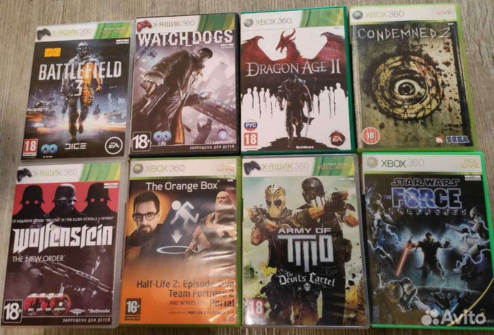 Игры для xbox 360, большой выбор, новые
