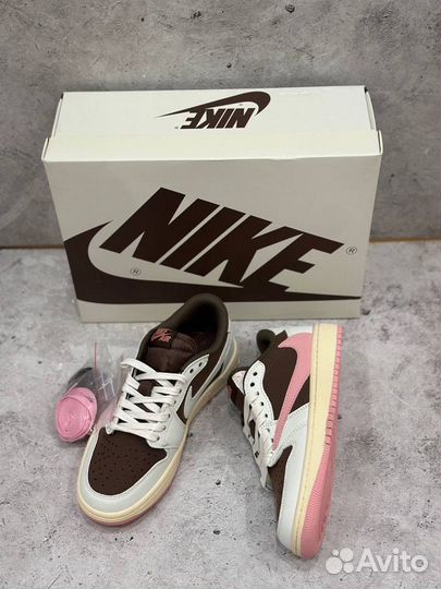 Кроссовки Nike Air Jordan 1 low travis scott