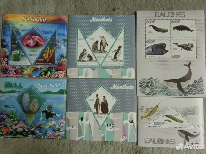 Марки фауна чистые