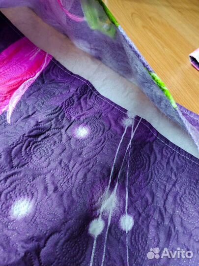 Наволочка на подушку фиолетовая 56*56 см