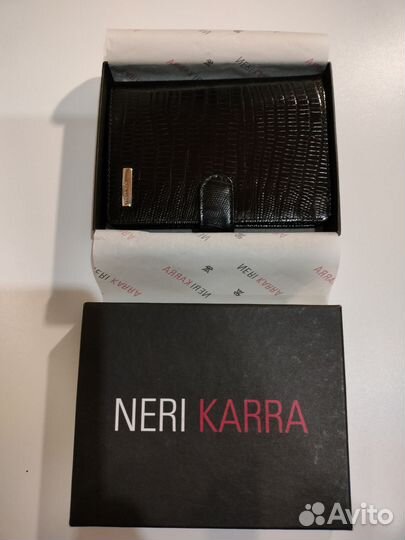 Обложка (кожа) для документов/авто Neri Karra,черн