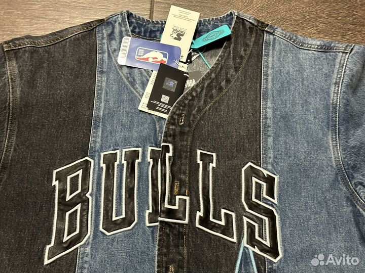 Легкая джинсовая куртка Starter Chicago Bulls XL