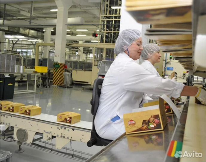 Вахта в Москве / Маркировщик шоколадных батончиков