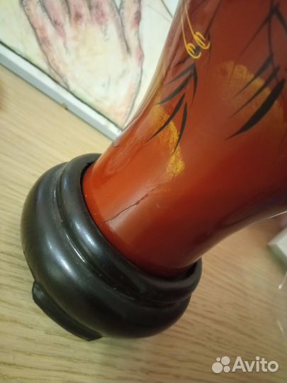 Ваза деревянная китайская