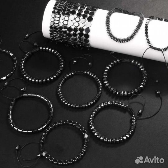 Очень красивые браслеты из гематита