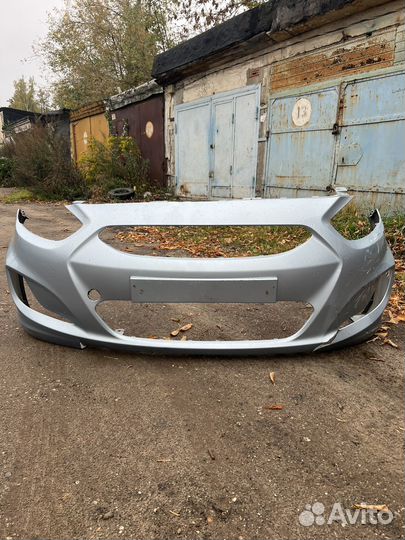 Бампер передний hyundai solaris