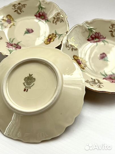 Декоративные блюдца.Немецкий фарфор