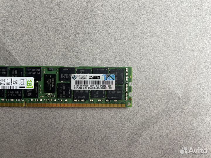 DDR3 ECC REG samsung 16GB 1600 MHz 2Rx4