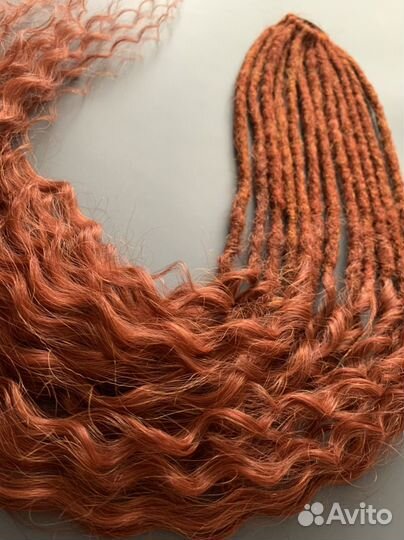 Резинки для волос с дредами и локонами