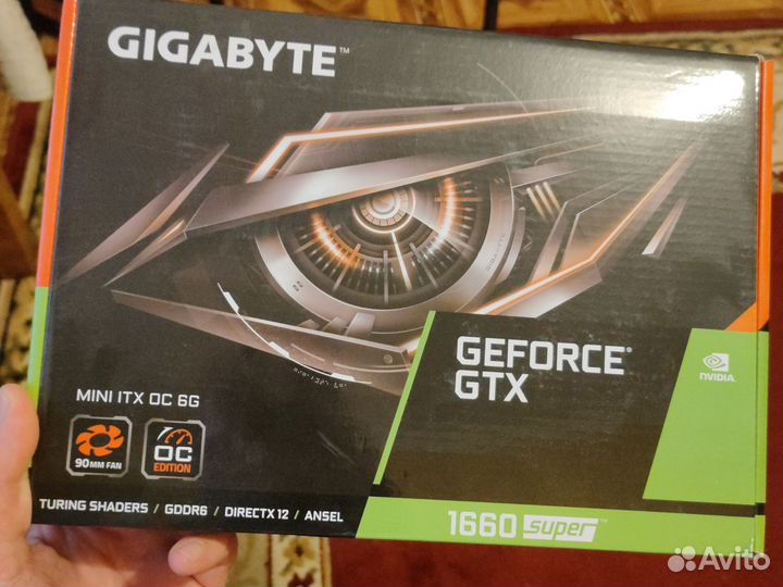 Видеокарта gtx 1660 super gigabyte