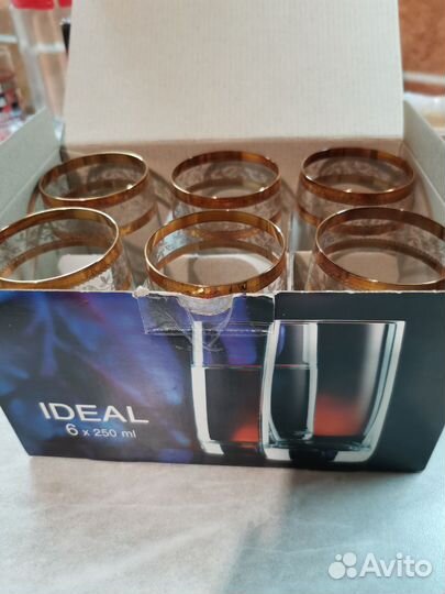 Набор бокалов новые