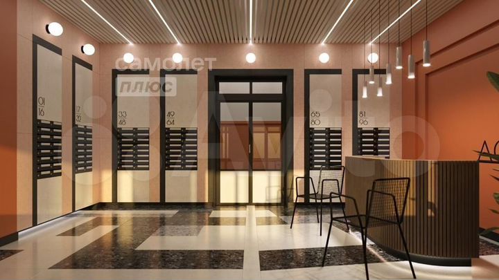 4-к. квартира, 68,5 м², 8/22 эт.