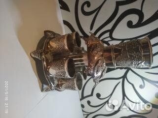 Старый винный сервиз металл