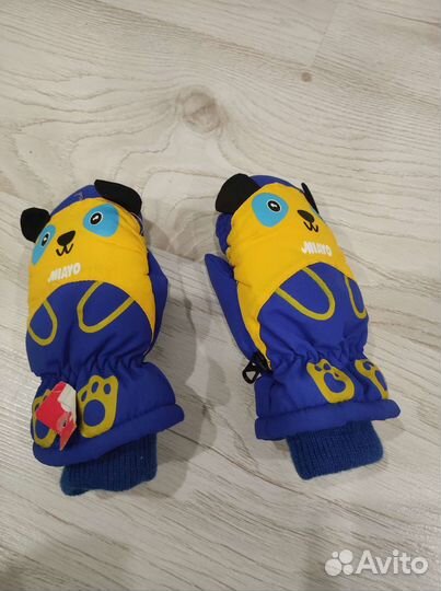 Варежки зимние детские 2 года