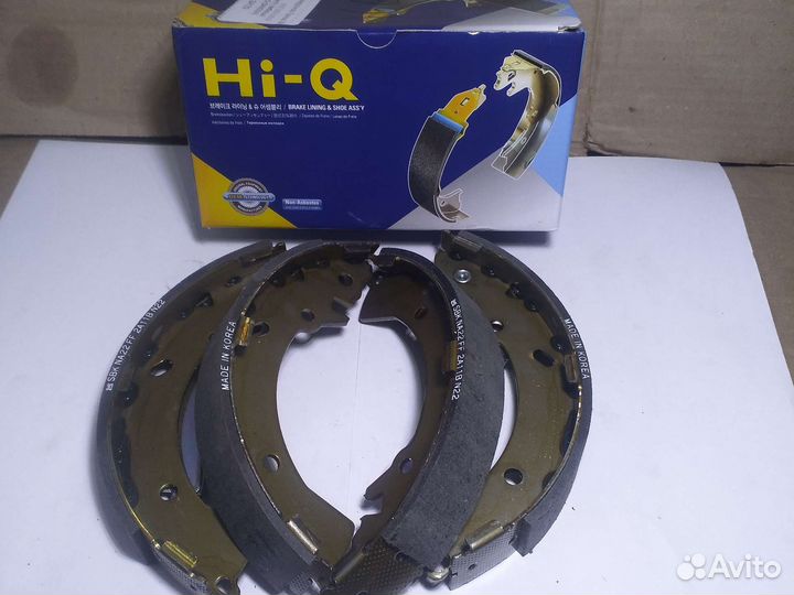 Тормозные колодки rio solaris задний барабанные