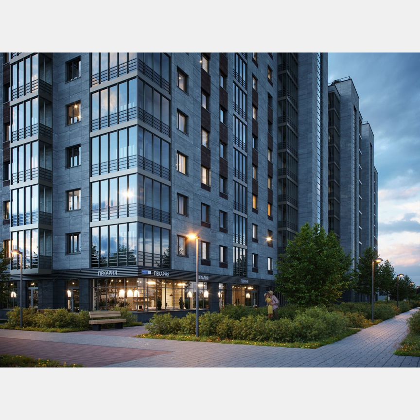 2-к. квартира, 46,7 м², 11/12 эт.