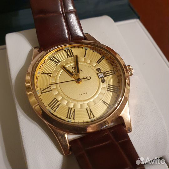 Золотые часы Ника мужские