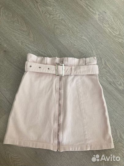 Юбка джинсовая на молнии