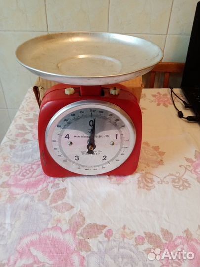 Весы бытовые механические 5кг СССР винтаж