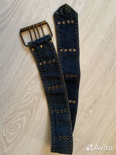 Ремень винтаж джинсовый оригинал