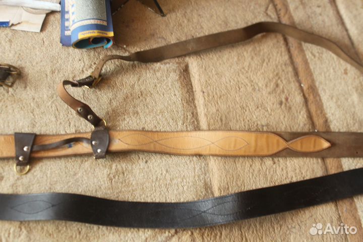 Ремни портупеи нат кожа