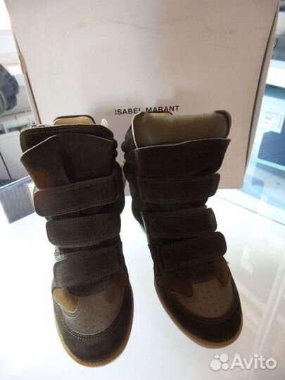 Isabel Marant новые высокие кроссовки оригинал 36