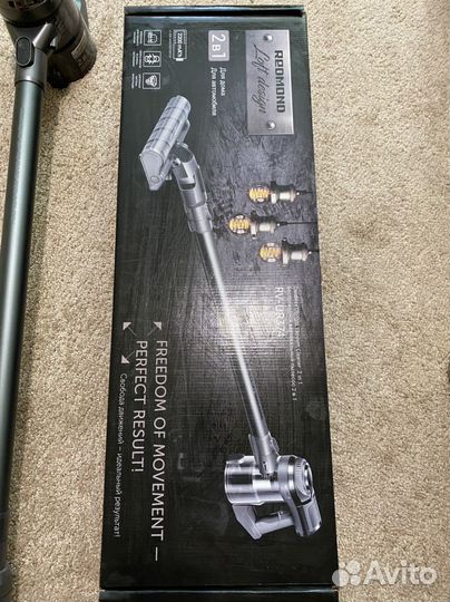 Беспроводной пылесос redmond