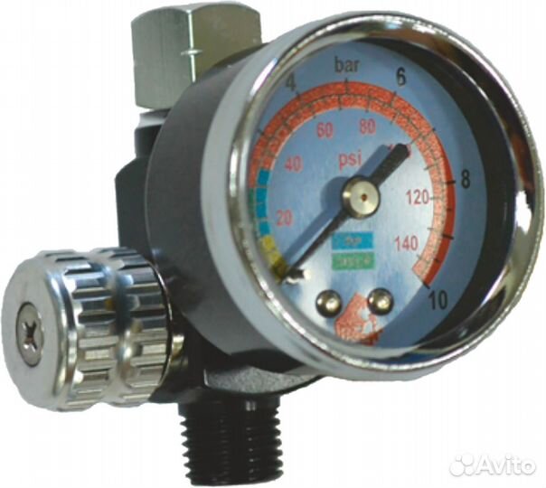 Регулятор давления с манометром для краскопульта