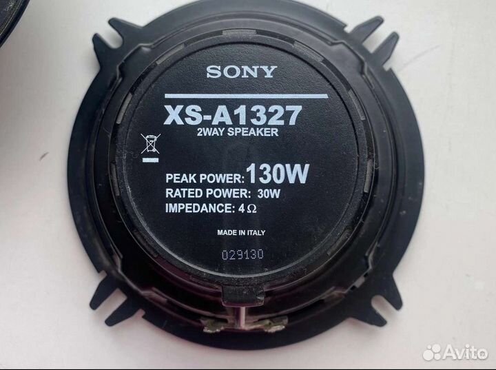 Динамики колонки в авто sony xs-a1327 130w