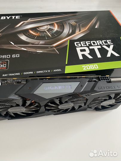 Видеокарта geforce rtx 2060 Gigabyte